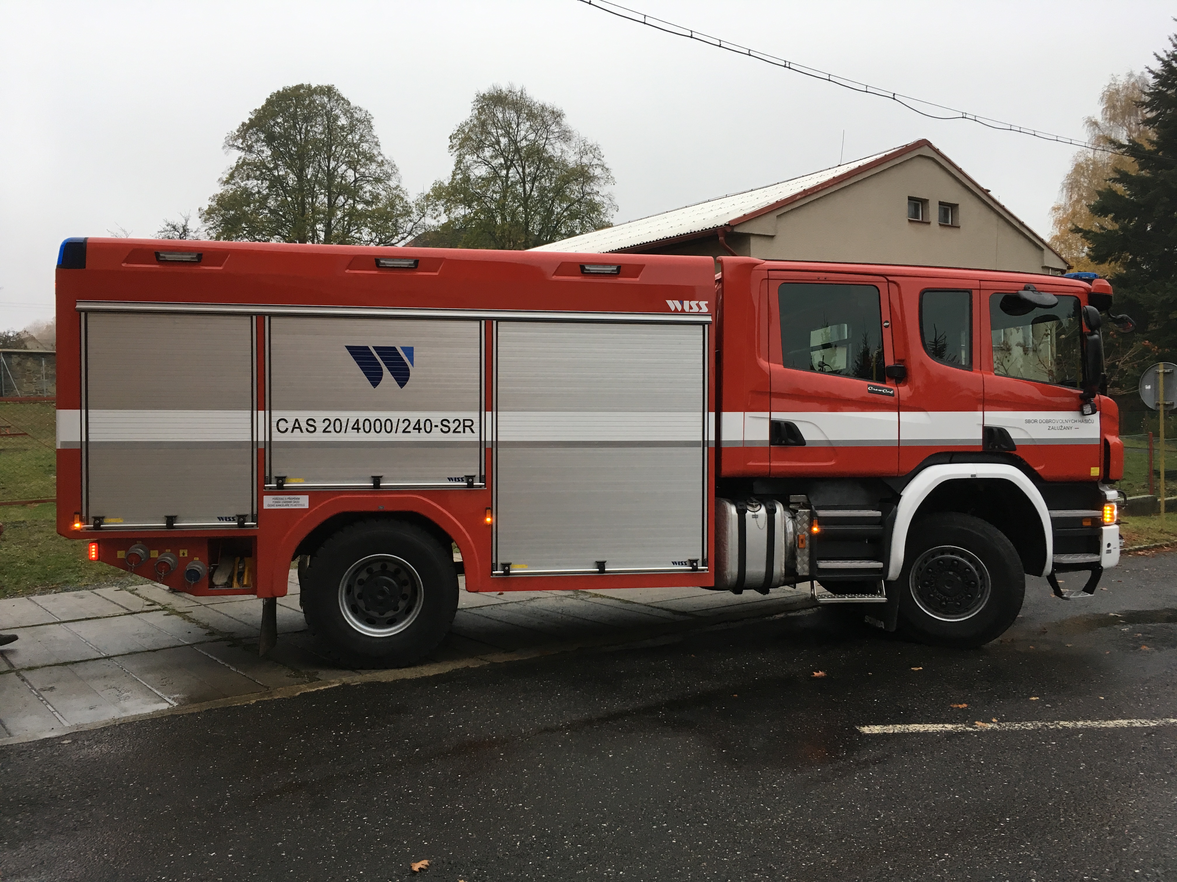 pravá strana nástavby