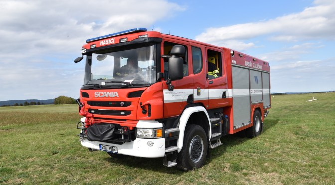 Požární asistence letiště Příbram