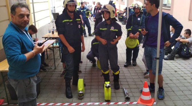 Běh hasičů do Svatohorských schodů